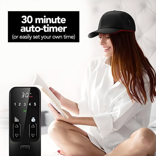 Regenr8 LED Red Light Therapy Cap w 176 lights and 3 wavelengths