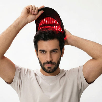 Regenr8 PRO LASER Red Light Therapy Cap w 208 diodes and 3 wavelengths